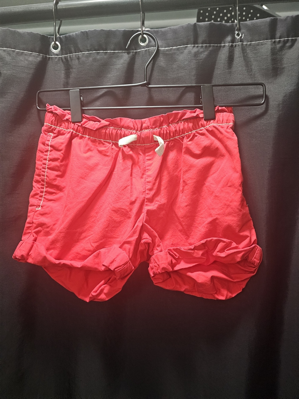 Hanna Anderson Toddlers Red Drawstring Shorts Size 130